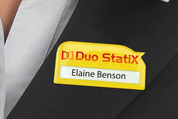 Firmen-Namensschild als 3D Sticker zum Aufkleben