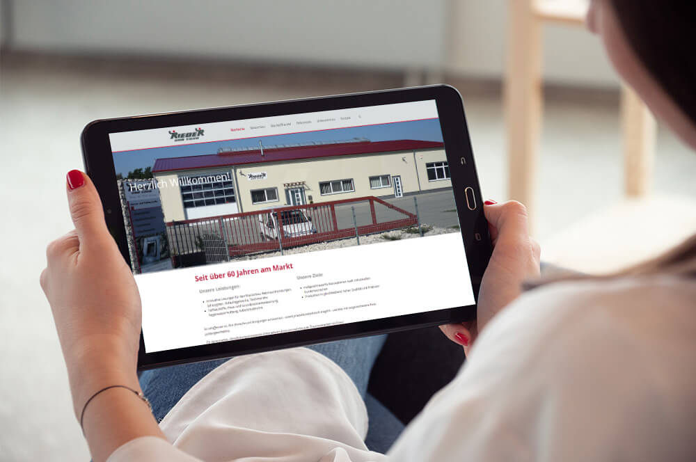 Webdesign Rieder und Sohn Webdesign Rieder und Sohn