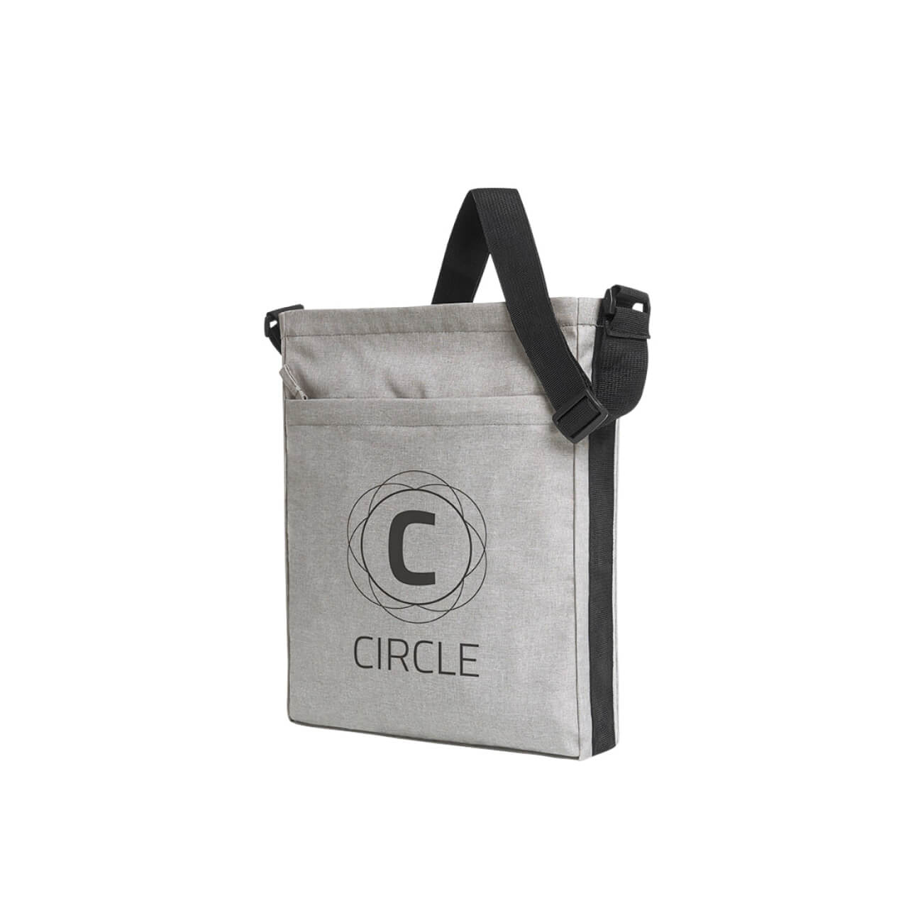 Umhängetasche aus recycelten PET Flaschen mit Logo