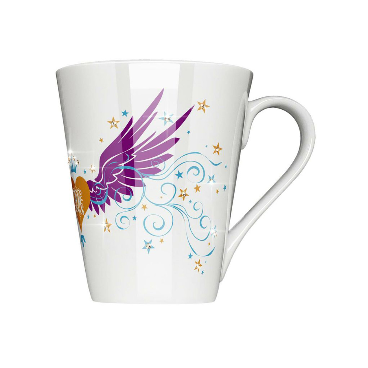 Tasse mit Schmuckstein